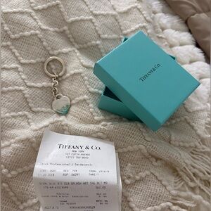 Tiffany & Co. Silver Heart Keychain